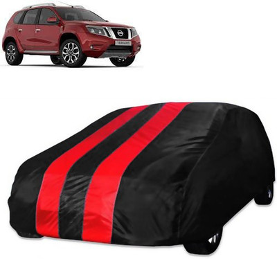 Purpleheart Car Cover For Nissan Terrano (Without Mirror Pockets)(Red, Black)