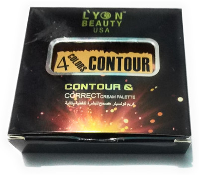 

Lyon Beauty USA 4 Colors Contour & Correct Cream Palette -101 Concealer(Multicolor)