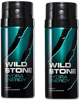 

Wild Stone Hydra Energy Body Spray - For Men & Women(300 ml, Pack of 2)