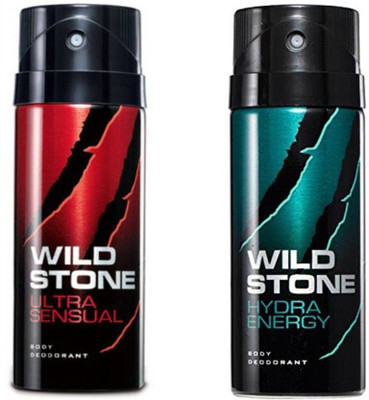 

Wild Stone Ultra Sensual,Energy Body Spray - For Men & Women(300 ml, Pack of 2)