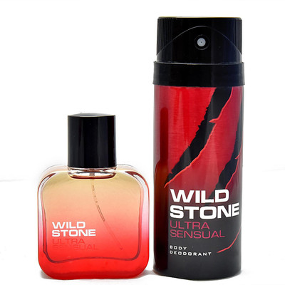 

Wild Stone Ultra Sensual Deodorant and Perfume Body Mist - For Men(200 ml, Pack of 2)