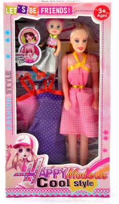 

Kidzfan Fashion Doll Happy Morden Cool style Girl | Baby Girl and Accessories | Best For gift(Multicolor)