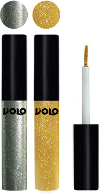 

Volo WATERPROOF GLITTER EYE LINER 10 ml(Entick Silver, Light Golden)