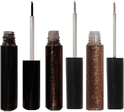 

Gabbu NEW STYLISH LIQUID EYE SHADOW 18 ml(BLACK, BROWN, GOLD SILVER)