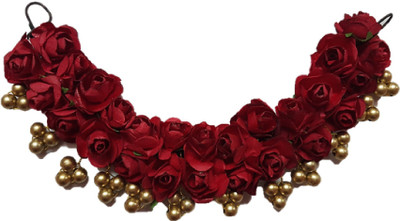 

Gayatri Designer Wedding Gajra (Red) Hair Accessory Set(Red)