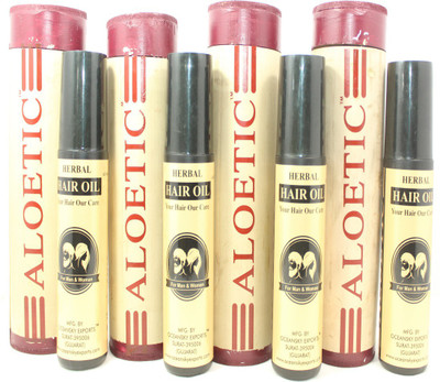 

ALOETIC 100 ml ( PACK OF 4 ) Herbal Hair Oil(400 ml)