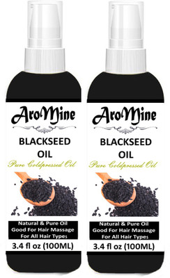

Aromine Organic Cold Pressed Blackseed (Kalonji) Hair Regrowth Oil Hair Oil(200 ml)