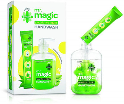 

Godrej MR.MAGIC.HAND.WASH---PACK OF (5PUMP+5REFILL)(45 g, Pump Dispenser, Pack of 5)