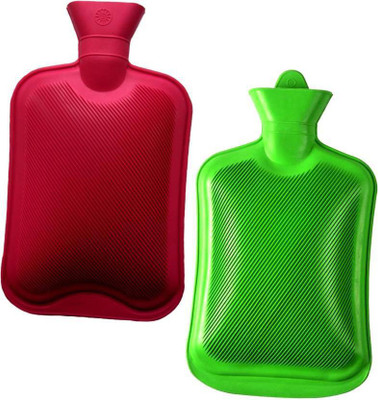 

Cinnamon Pack of 2 Non-Electric Rubber 1 L Hot Water Bag(Multicolor)