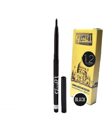 

Glam 21 LongLasting Kajal (set of12)Black(Black)