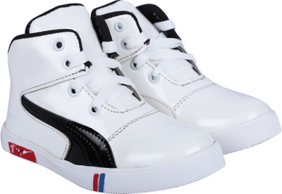 

LNG Lifestyle Boys & Girls Lace Casual Boots(White