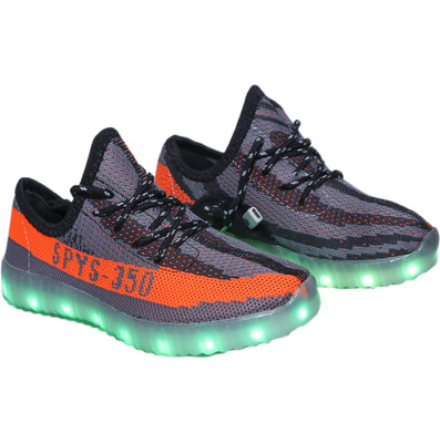 

FEETWELL Boys Slip on Sneakers(Orange