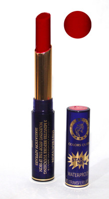 

Colors Queen Star New No Transfer Waterproof Lipsticks(Rose Red)
