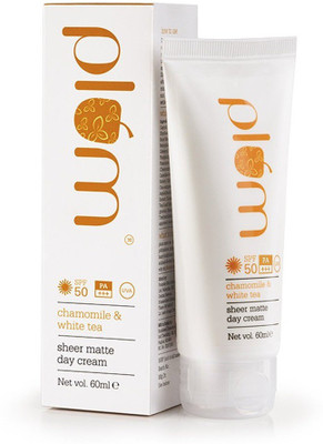 

Plum Sheer Matte Day Cream SPF50, Chamomile and White Tea(60 ml)