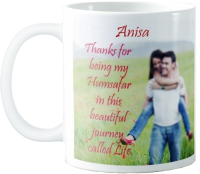 Exocticaa ANISALove Quotes LQV107 Ceramic Coffee Mug(330 ml)