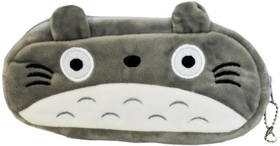 

popo Gray kitty dog in 3d Gray kitty in 3d style Art Canvas Pencil Box(Set of 1, Multicolor)