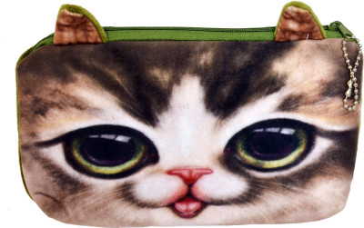 

popo 3d series 3d cat animals Art Canvas Pencil Box(Set of 1, Multicolor)