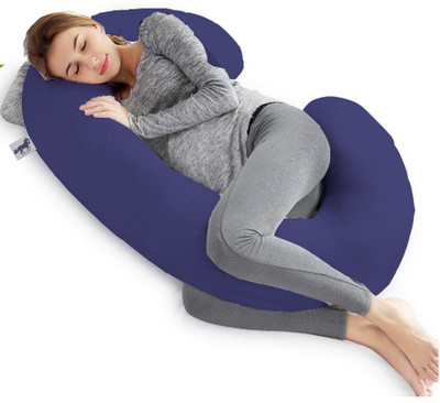 

Blue Horse Plain Pregnancy Pillow Pack of 1(Dark Blue)
