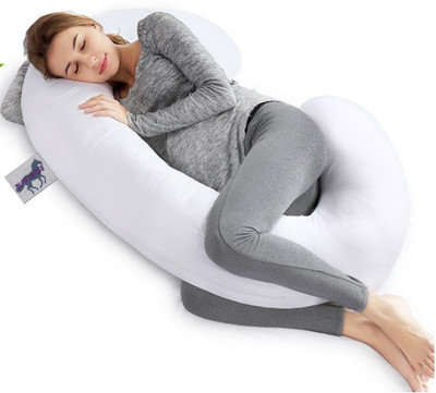 

Blue Horse Plain Pregnancy Pillow Pack of 1(White)