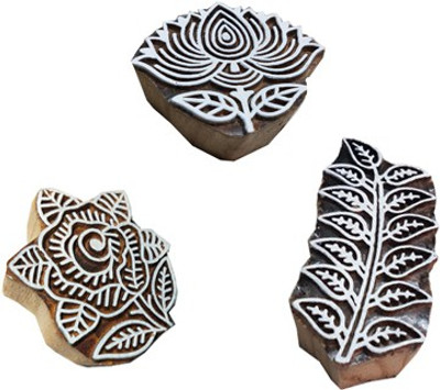 skart wooden printing blocks97 Printing Blocks(Pack of 3)