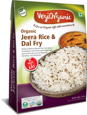 

vegiorganic Organic Jeera Rice with dal Fry 340 g