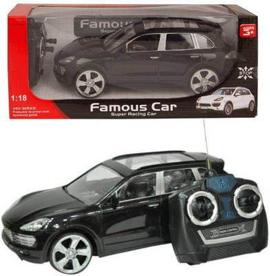 

Fancy black porsche famous remote control car for kids (multicolor)(Multicolor)