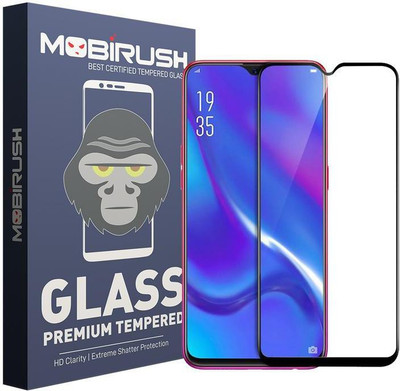 MOBIRUSH Edge To Edge Tempered Glass for Oppo K1(Pack of 1)