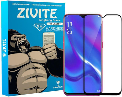 ZIVITE Edge To Edge Tempered Glass for Oppo K1(Pack of 1)
