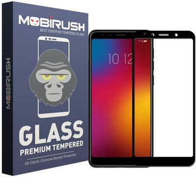 MOBIRUSH Edge To Edge Tempered Glass for Lenovo K9(Pack of 1)