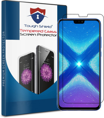 TOUGH SHIELD Tempered Glass Guard for Honor 8X(Pack of 1)