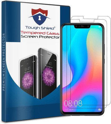 TOUGH SHIELD Tempered Glass Guard for Honor 8C(Pack of 2)