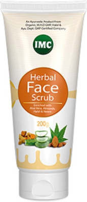 

IMC Herbal Face Scrub Enriched with Aloe Vera, Neem, Almonds, Tulsi & Haldi ( 200g ) Scrub(200 g)