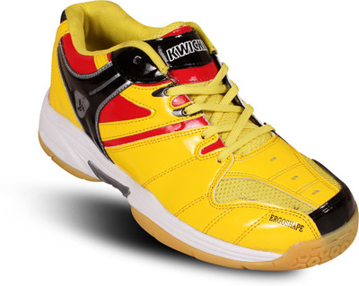 

Kwickk Boys & Girls Lace Badminton Shoes(Yellow