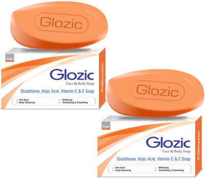 

Glozic Kojic Acid & Vitamin C Soap(150 g, Pack of 2)
