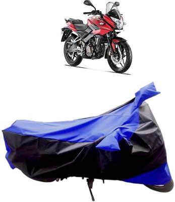 InayaAutoMotive Two Wheeler Cover for Bajaj(Pulsar, Black, Blue)