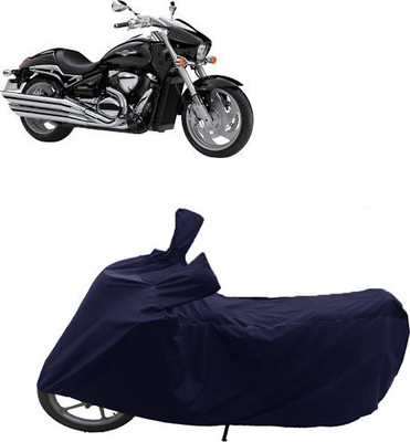 QualityBeast Two Wheeler Cover for Suzuki(Intruder, Blue)