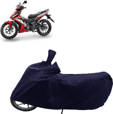 QualityBeast Two Wheeler Cover for Aprilia(Blue)