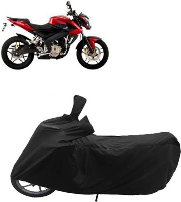 QualityBeast Two Wheeler Cover for Bajaj(Pulsar 200 NS DTS-i, Black)