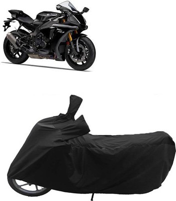 QualityBeast Two Wheeler Cover for Yamaha(YZF R1, Black)