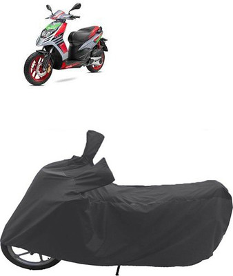 QualityBeast Two Wheeler Cover for Aprilia(Black)