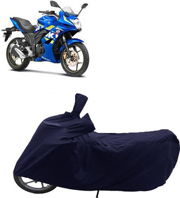 GoldRich Two Wheeler Cover for Suzuki(Blue)