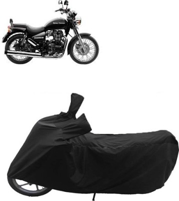 GoldRich Two Wheeler Cover for Royal Enfield(Thunderbird 350, Black)