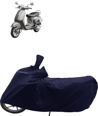 QualityBeast Two Wheeler Cover for Universal For Bike(Vespa SXL, Blue)