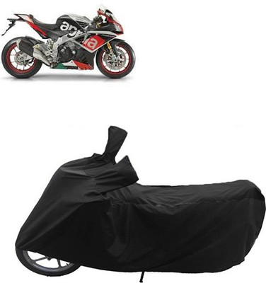 GoldRich Two Wheeler Cover for Aprilia(Black)