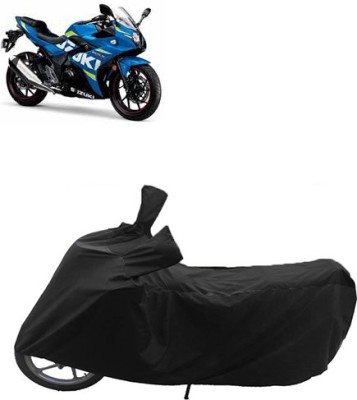 QualityBeast Two Wheeler Cover for Suzuki(Black)