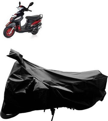 QualityBeast Two Wheeler Cover for Mahindra(Black)