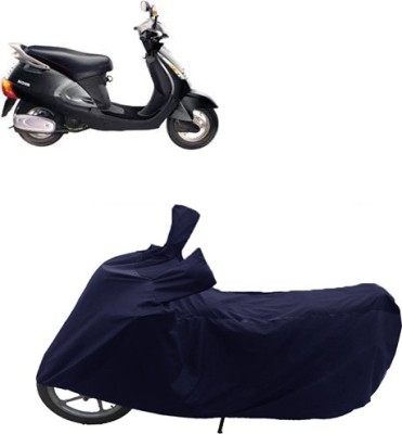 QualityBeast Two Wheeler Cover for Kinetic(Blue)