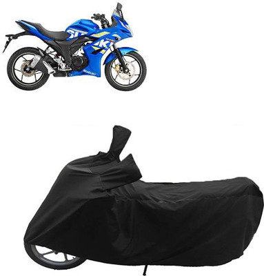 QualityBeast Two Wheeler Cover for Suzuki(Black)