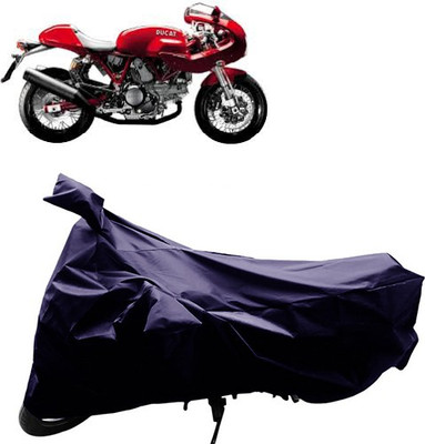 GoldRich Two Wheeler Cover for Ducati(Blue)