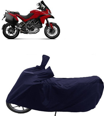 QualityBeast Two Wheeler Cover for Ducati(Blue)